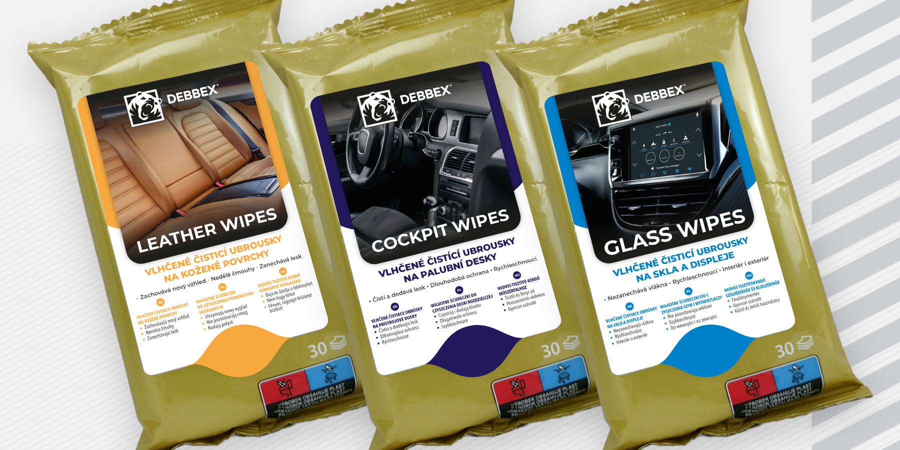 Vlhčené čisticí ubrousky pro váš automobil