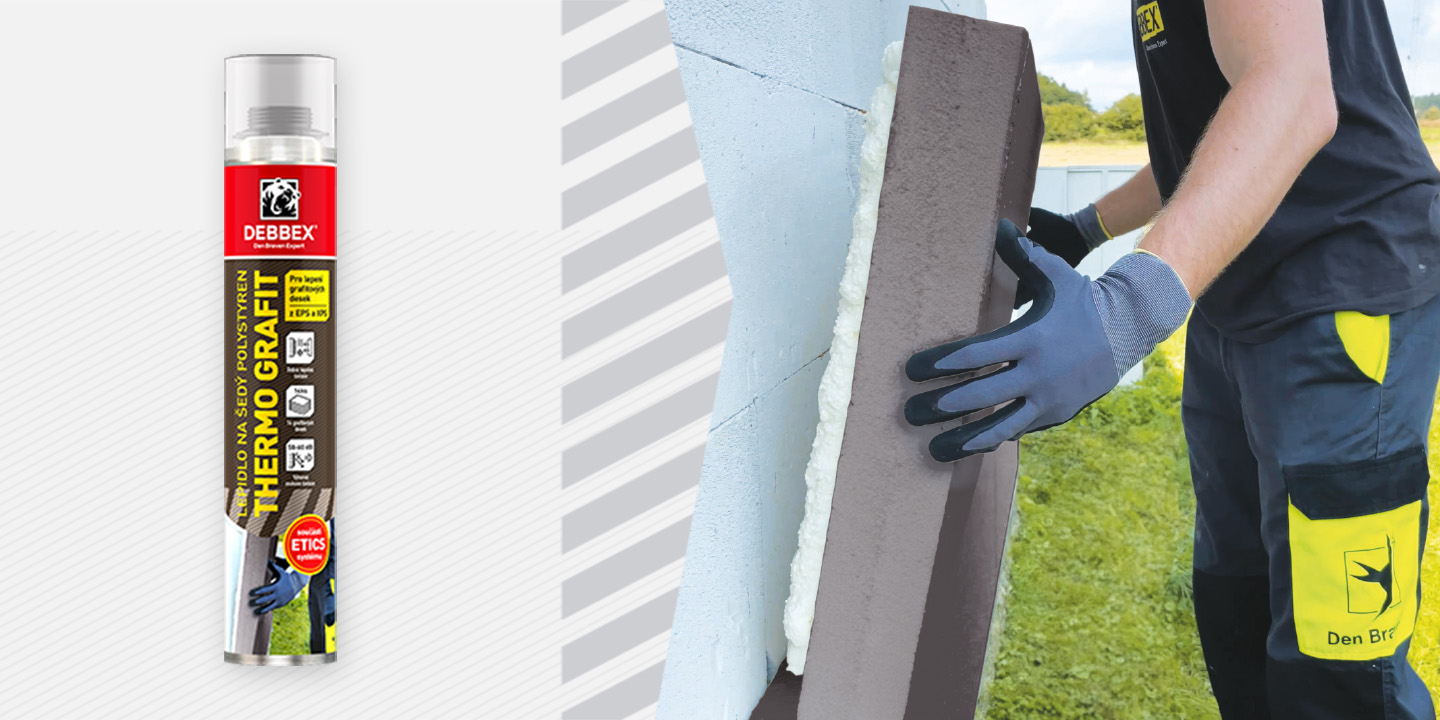 Lepidlo na šedý polystyren THERMO GRAFIT blog media