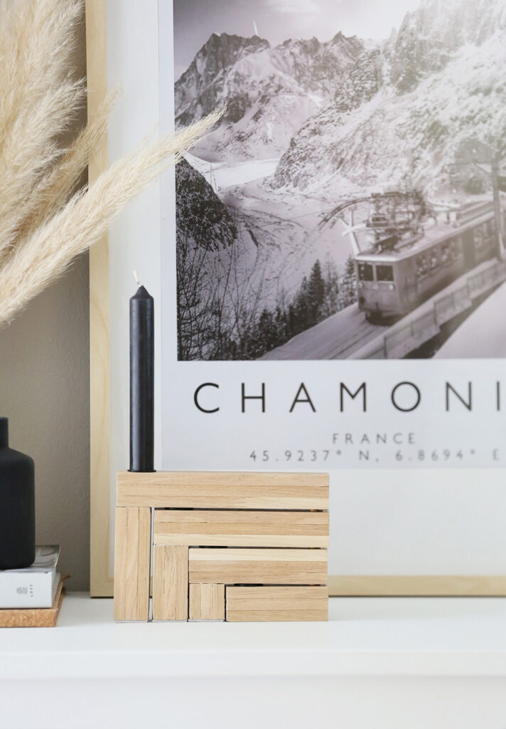 Návod na výrobu svícnu DIY vánoční dárky