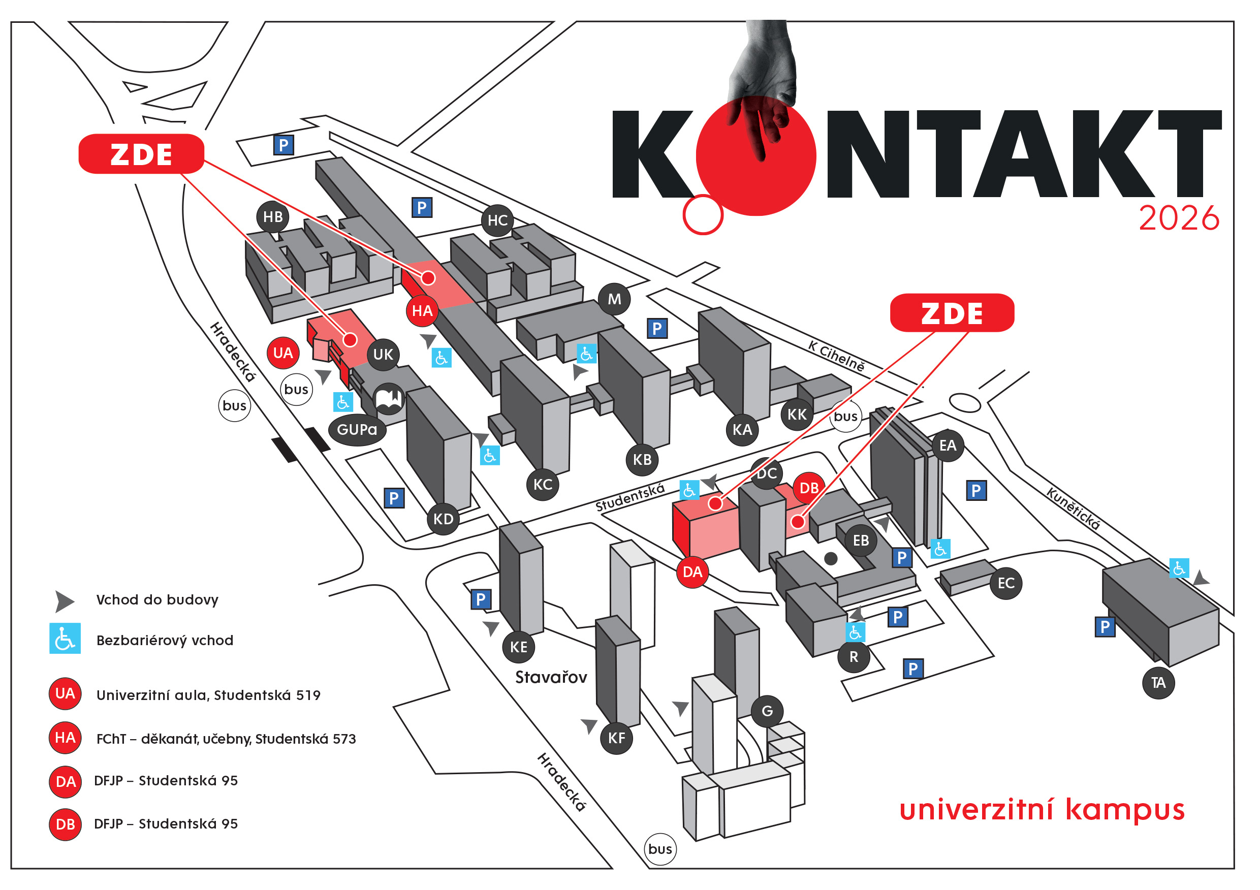 veletrh kontakt 2026 mapa