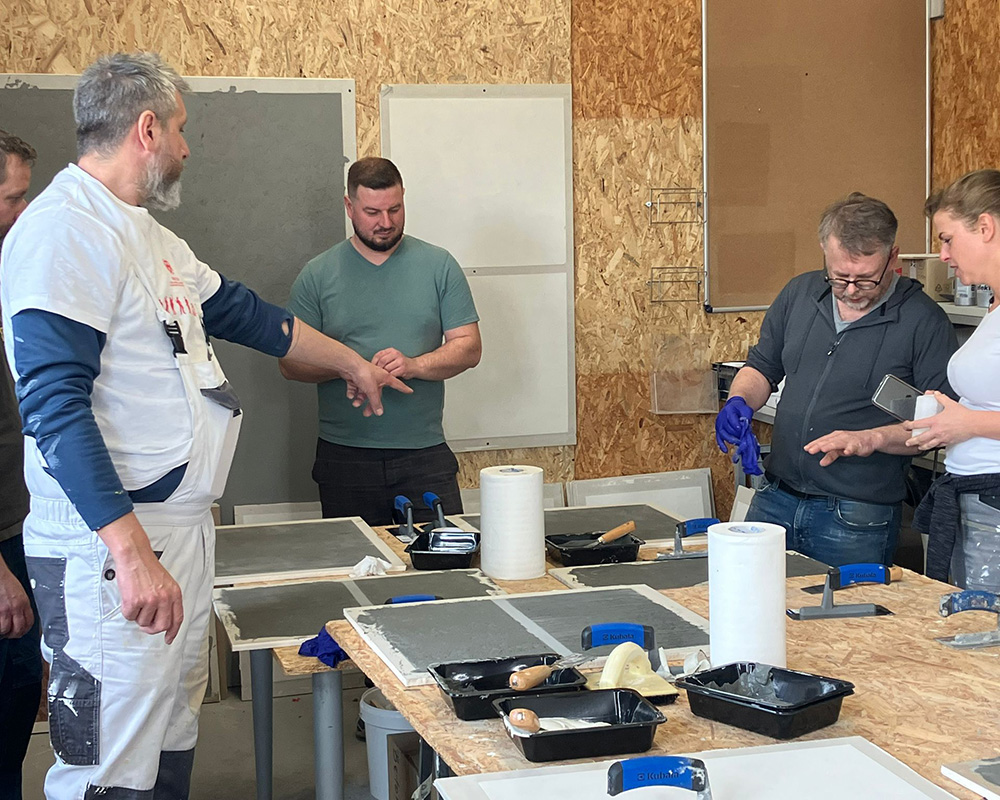 designová stěrka školení pro řemeslníky