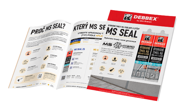 Hybridní tmely na podlahy a stěny MS SEAL