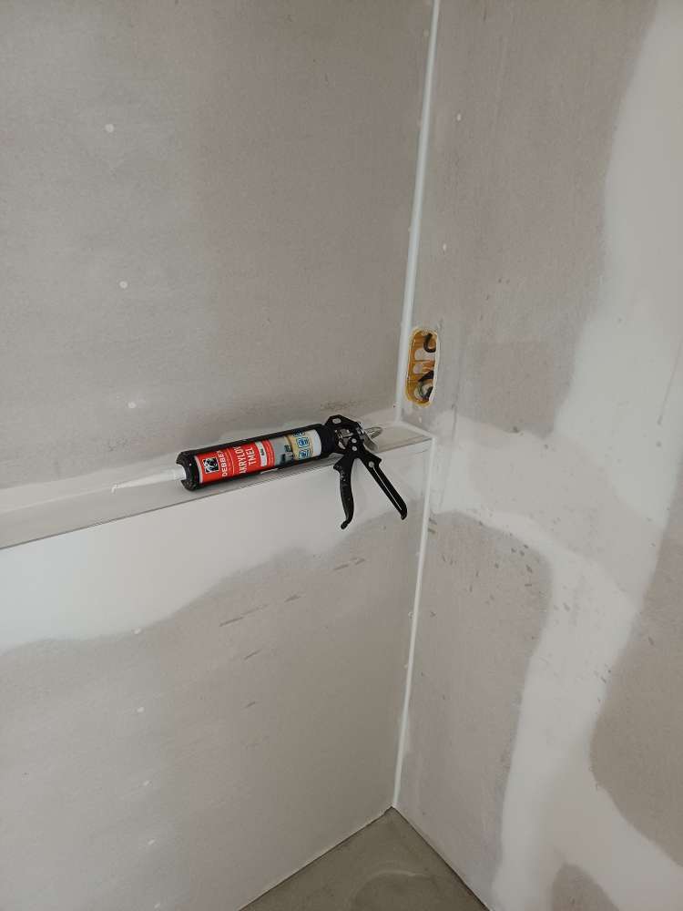 rekonstrukce koupelny sdk a tmelení